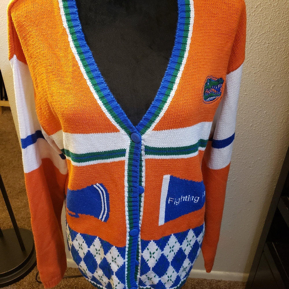 Florida Gators sz. Large Cardigan by Birch Bros